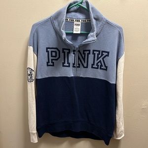Victoria’s Secret PINK 1/2 zip pullover sweatshirt women’s size small